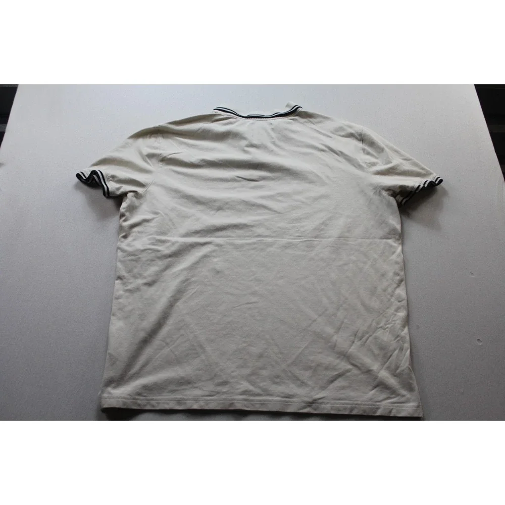 Bananan Republic Men Beige Polo Shirt Collar Short Sleeve Size XXL